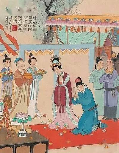 中国传统婚礼有六道程序