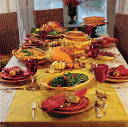感恩节晚餐餐单